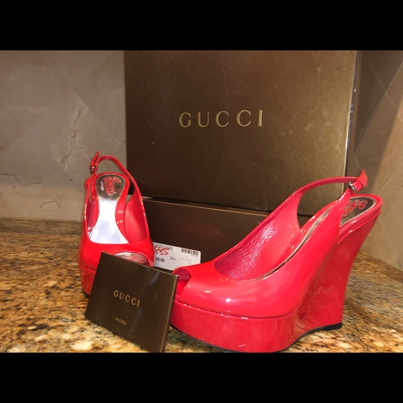 Gucci Vitello Vernice soft new corallo size 38 - Picture 4 of 7